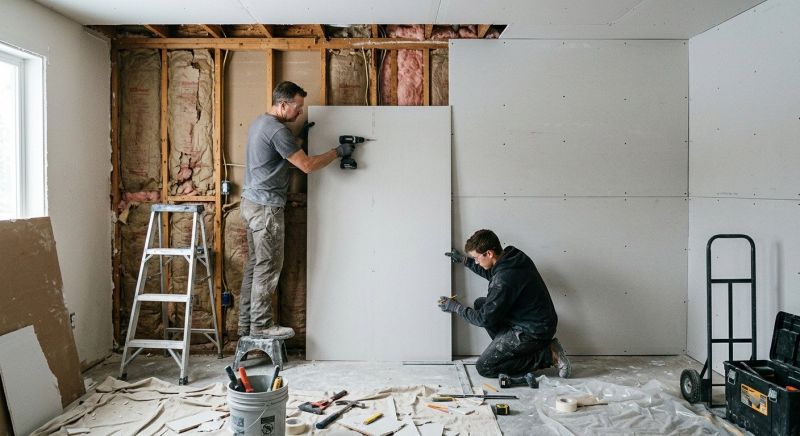 Ceiling Drywall Replacement in Olathe, KS