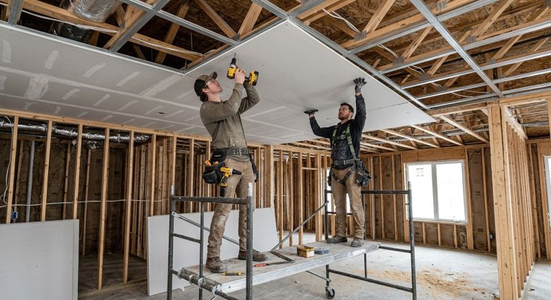 Ceiling Drywall Replacement in Kansas City, KS