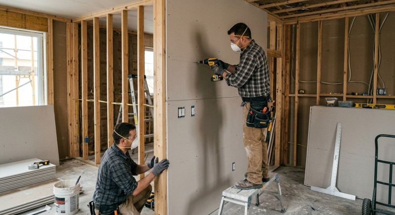 Garage Wallboard Installation in Alpharetta, GA