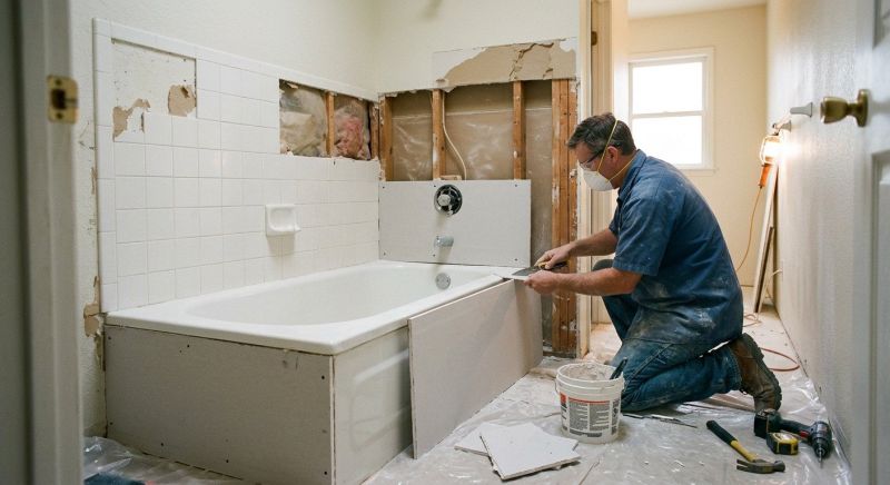 Bathroom Wall Patching in Alpharetta, GA