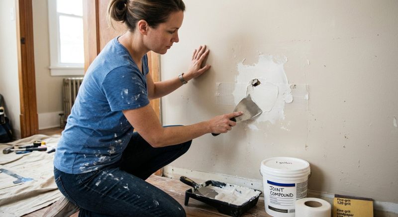 Bathroom Wall Patching in Conroe, TX