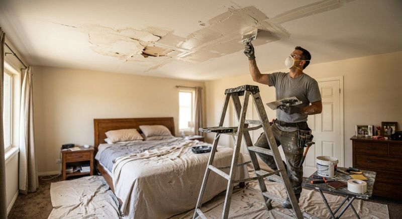 Bedroom Ceiling Repair in Conroe, TX