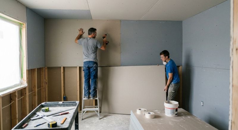 Bedroom Drywall Installation in Denver County, CO