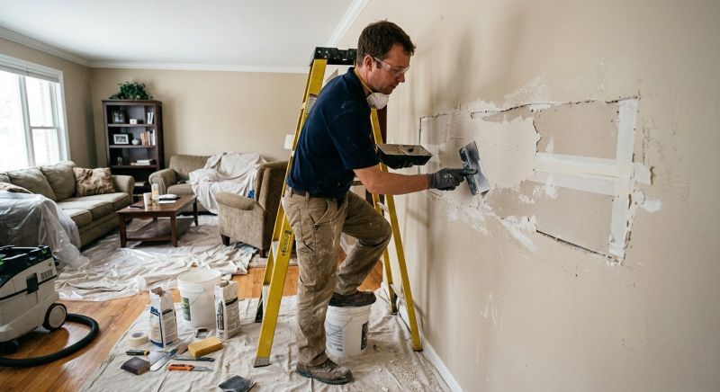 Bedroom Wall Repair in Wilmington, NC