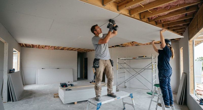 Ceiling Drywall Installation in Denver County, CO