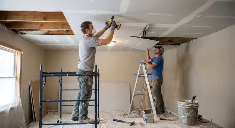 Ceiling Drywall Installation in Wilmington, NC