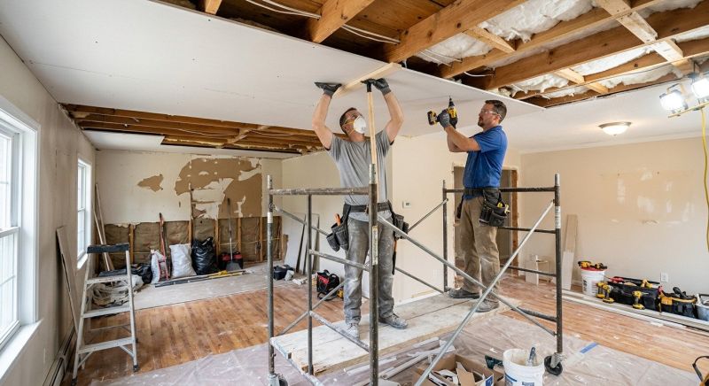 Ceiling Drywall Replacement in Alpharetta, GA