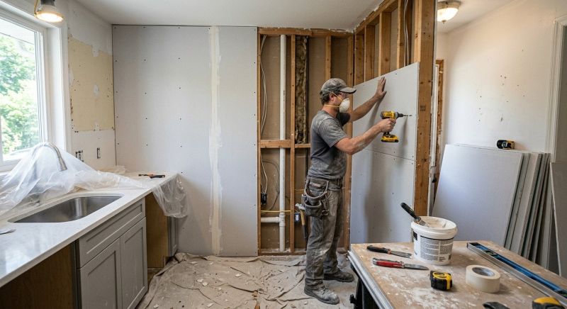Drywall Replacement in Olathe, KS