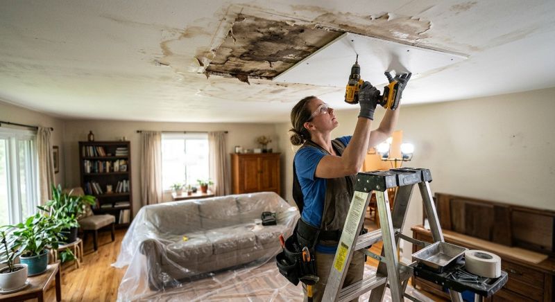 Drywall Water Damage Repair in Alpharetta, GA