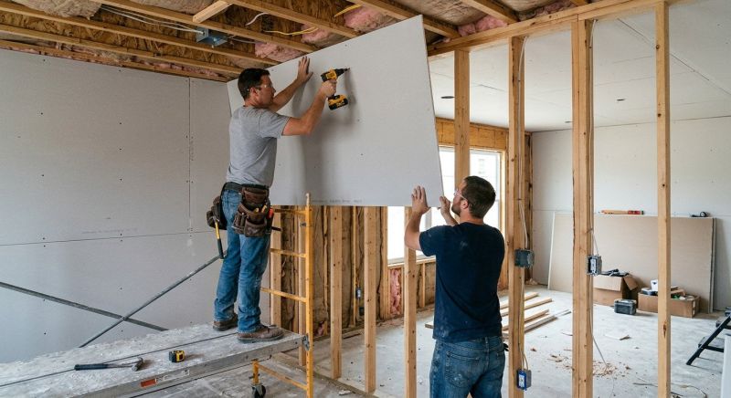 House Drywall Installation in Olathe, KS
