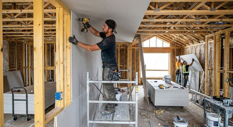 House Drywall Installation in Kansas City, KS