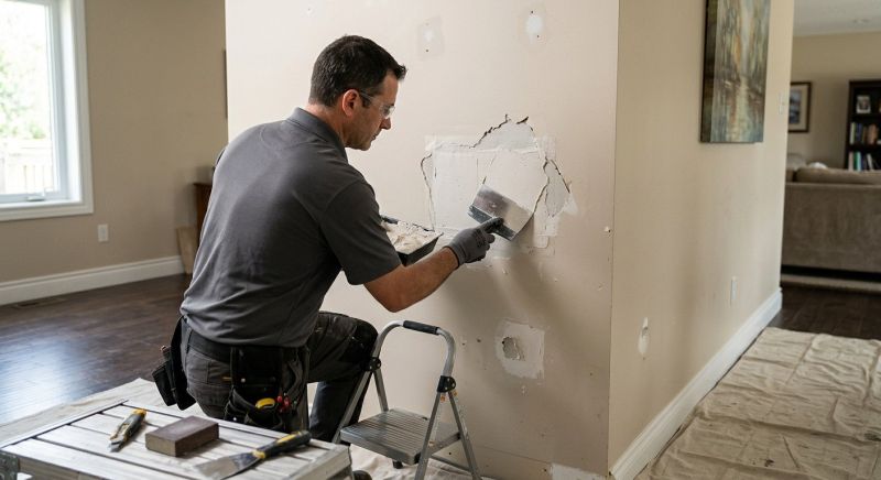 Kitchen Drywall Repair in Conroe, TX