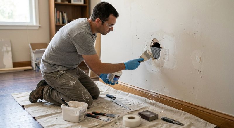 Wall Hole Repair in Wilmington, NC